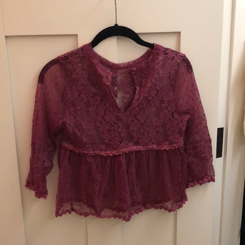 Free People lace top - Picture 2 of 3